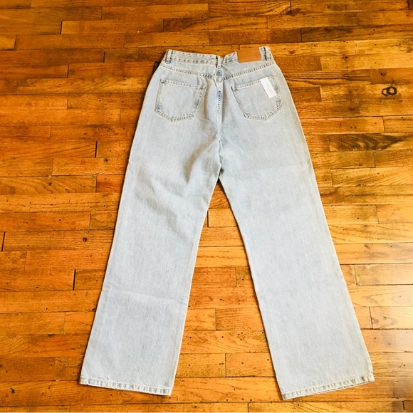 ROKH Blue Distressed Jeans Women’s Size 38 US 6 Regular - Picture 6 of 15